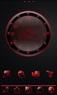 How to download Sleek Ebony Red GO Theme 1.0 unlimited apk for bluestacks