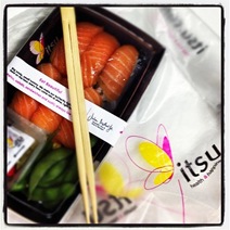 Day #90 - Itsu's salmon nigiri box