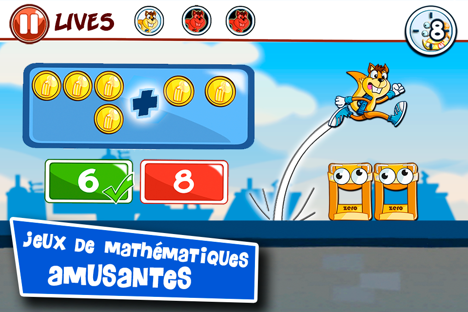 Android application Monster Numbers Full Version: Math games for kids screenshort