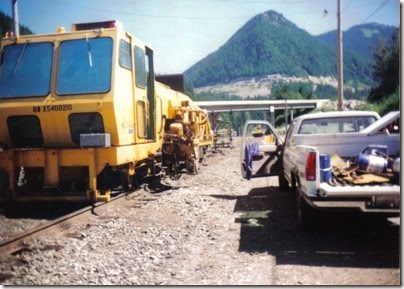 Maintenance-of-Way Equipment at Scenic in 1994