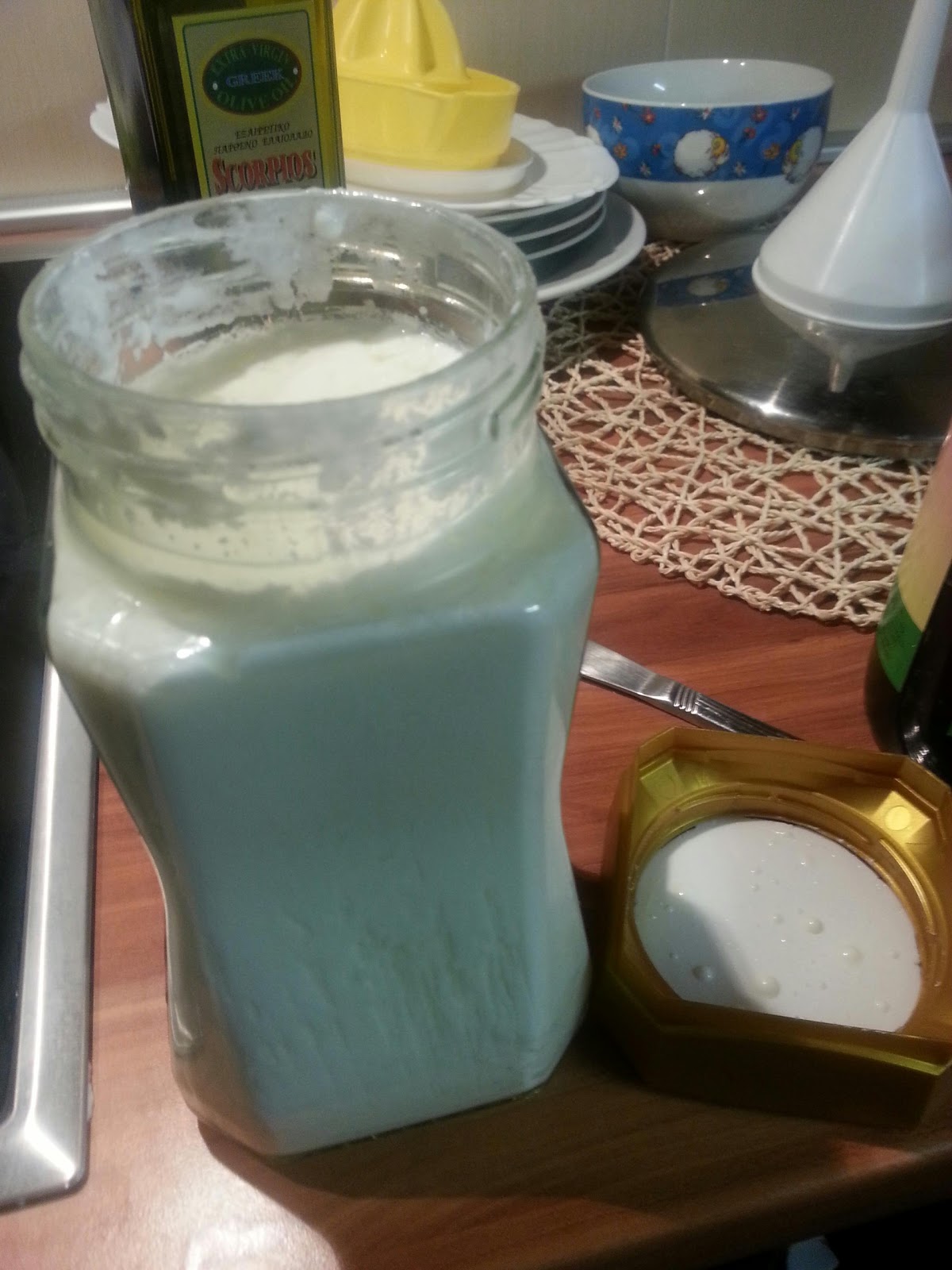 Art and Culture Homemade yoghurt and sundried tomatoes