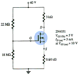 MCQs in DC Biasing – FETs Fig. 11 MCQs in DC Biasing – FETs Fig. 11