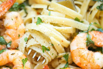 Garlic Butter Shrimp Pasta