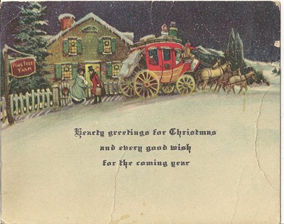 Christmas postcard Dorset 3