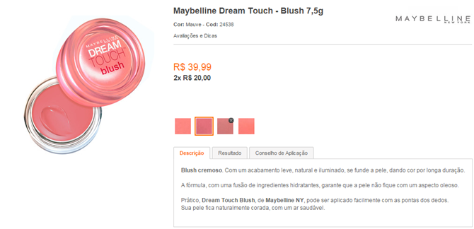 blush - mousse - maybelline - beleza na web