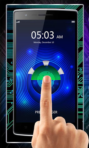指紋鎖屏模擬