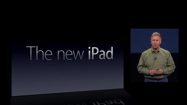 根據 Apple 全球產品行銷資深副總裁 Philip Schiller 的說法，新一代的 iPad 就叫做 iPad