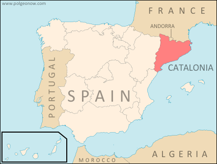 CATALONIA SPAIN MAP - Imsa Kolese catalonia spain map