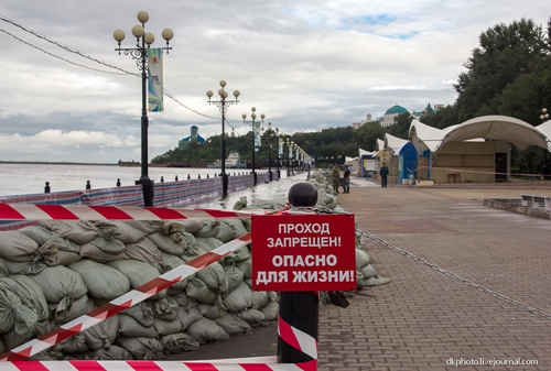 Военные борются с паводками на Дальнем Востоке