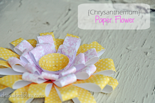 Paper Flower Tutorial