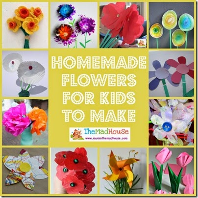 Homemade Flower Crafts for Kids Homemade Flower Crafts for Kids