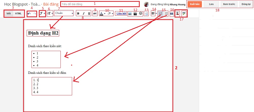 Cách định dang bài post blogspot Cách định dang bài post blogspot