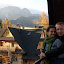 Zakopane - widok z naszego balkonu na Giewont