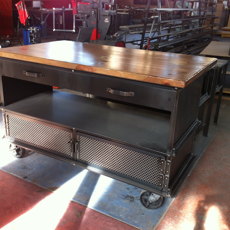 Industrial Kitchen Island Table