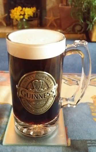 Testing my new Guinness Glass