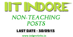 IIT Indore Recruitment-2013