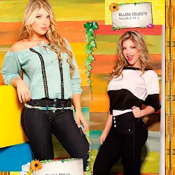 Angelica Jaramillo y Sofia Jaramillo Modelando D&rsquo;Axxys Jeans Foto 41