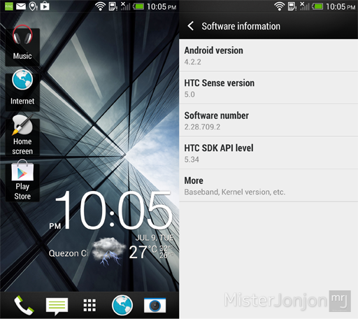 HTC Butterfly Android 4.2.2 Jelly Bean Sense 5 Update
