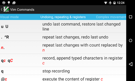 Download Vim Quick Reference APK