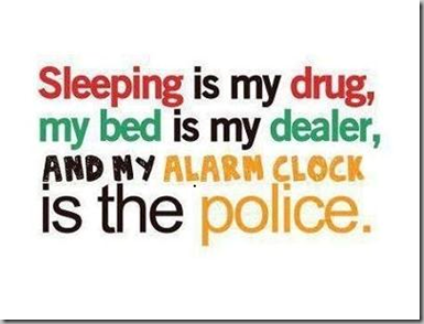 sleeping is my drug