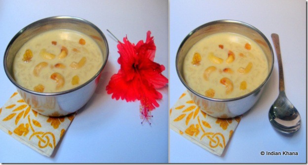Poha Kheer Milk Pudding Recipe