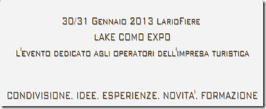 image_thumb%25255B3%25255D Hotelpedia a gennaio 2013 Tourism Think Tank Lario Fiere