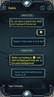 (FREE) GO SMS DARKNIGHT THEME(圖2)-速報App