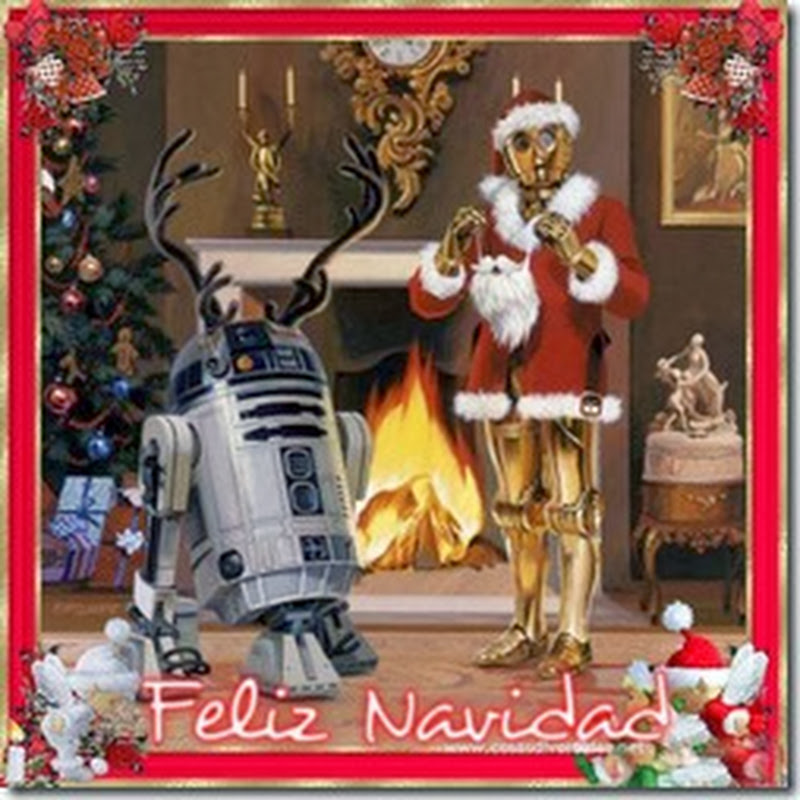 Star Wars, postales Feliz Navidad