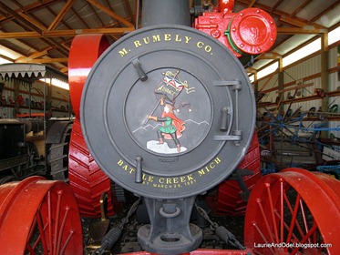 Detail of the front of the Straw Burner