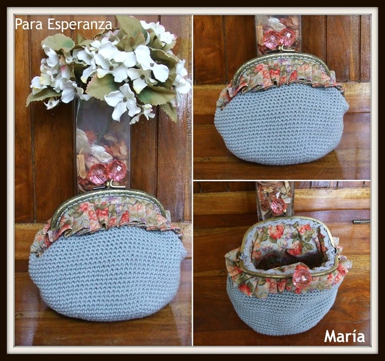 Monedero gris para Esperanza Monedero gris para Esperanza