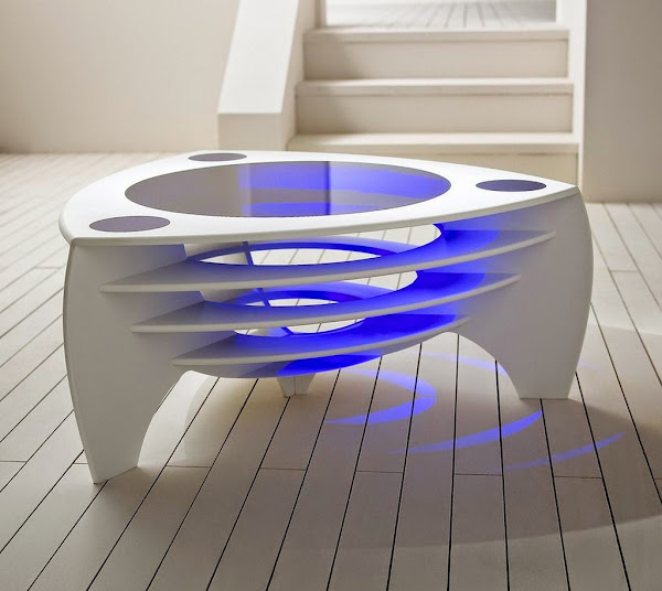 Cool Corian Coffee Table Futuristic Design 2 Cool Coffee Tables