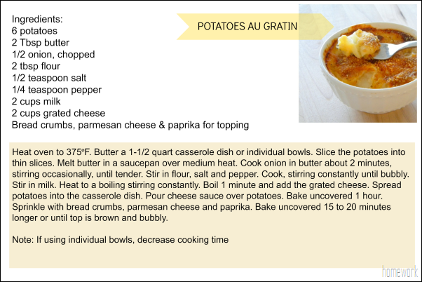 Blog Potatoes Au Gratin Recipe Card