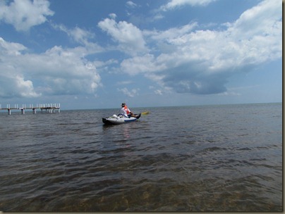 Al kayaking off Big Pine Key