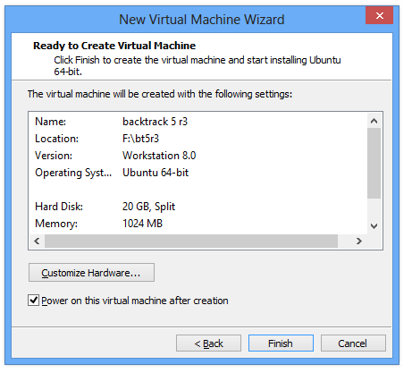 Installing backtrack 5 R3 Installing backtrack 5 R3