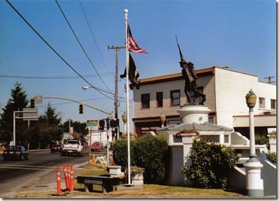 Soldier's Monument in Astoria, Oregon on September 24, 2005