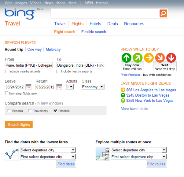 bing-flight-search