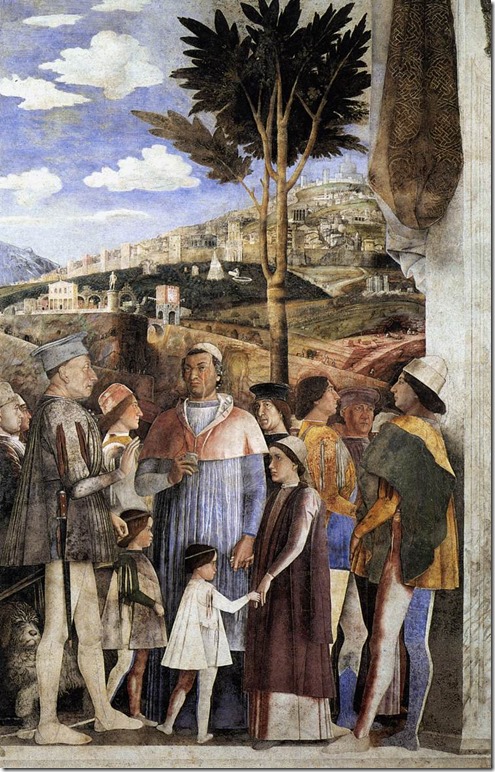 andrea mantegna - dwór gonzagów (1465-1474), camera degli sposi
