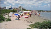 Городской пляж. Поморие. Болгария. www.timeteka.ru