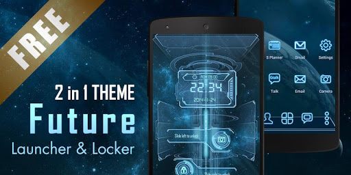 Future  Next Launcher 3D Theme