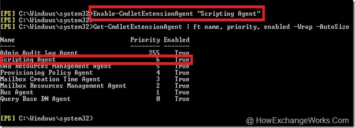 Enable scripting agent