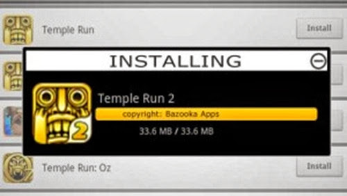 Installing temple run for pc