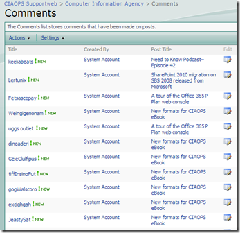 Anonymous comments now enabled on blog – CIAOPS