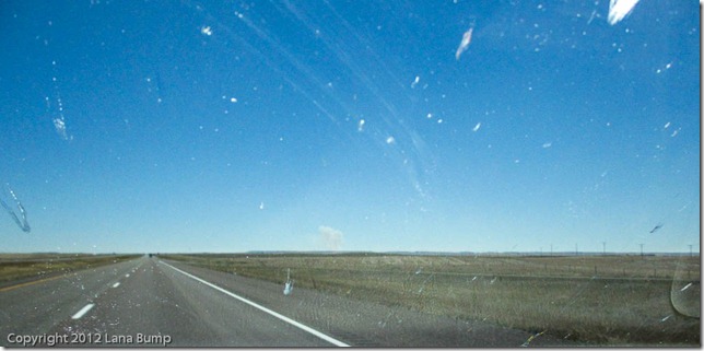 Yeah, that's prairie bug on the windshield