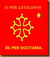 Bandièra occitana 2 Catalunya
