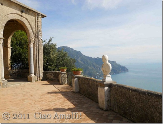 Ciao Amalfi Villa Cimbrone Terrace of Infinity