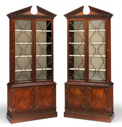 Arthur Brett - Early George III -style custom made bookcases