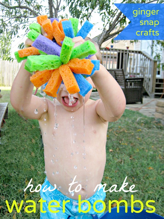 how to make water bombs a tutorial from Ginger Snap Crafts