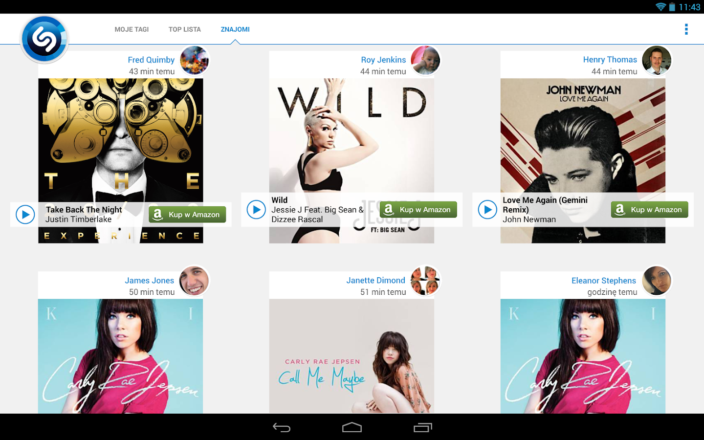 Shazam Android