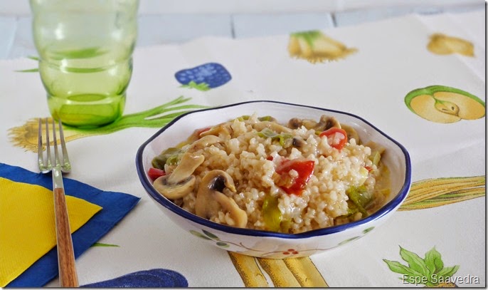 arroz integral verduras espe saavedra