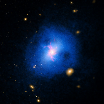 aglomerado galáctico Abell 2597